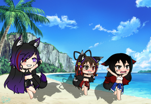 Day at the werewolf Beach