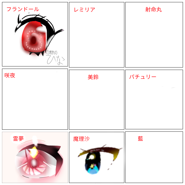 東方　目　合作