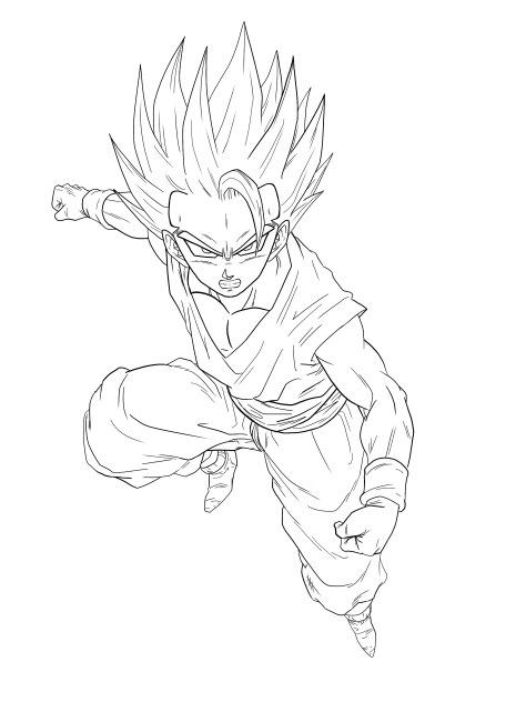 ドラゴンボール 御飯超2 色塗ってください Ibispaint