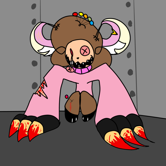 Ry as a scary doll!!