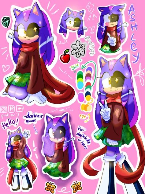 Ashley the hedgehog 💜