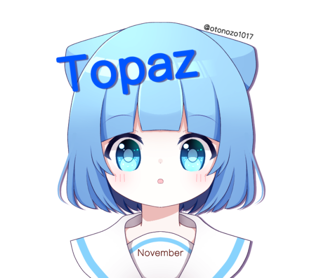 オトノゾ誕生石シリーズ2019 トパーズ