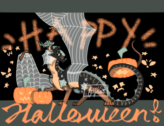 🎃Happy Halloween🎃! 🕸️New OC Cobweb🕸️ !