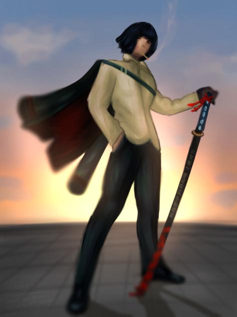 Ryōshū aura-farming_Restored