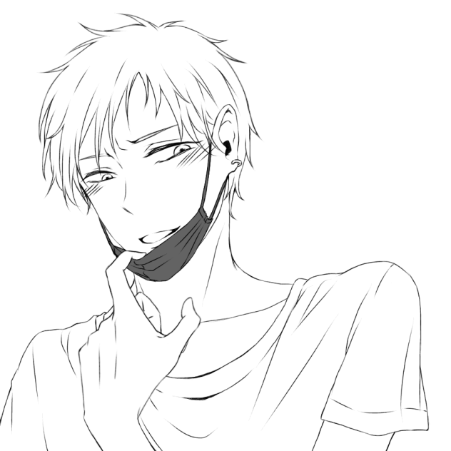 黒マスク