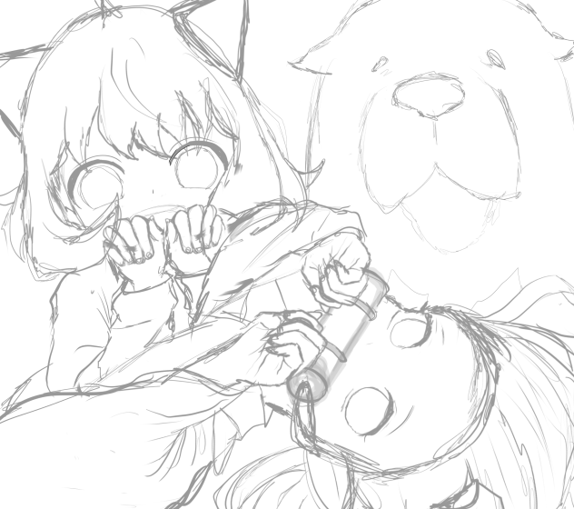 Anya x Nezuko Sketch