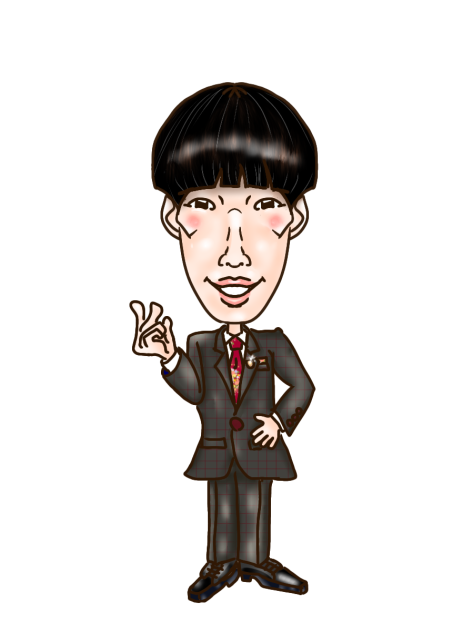 似顔絵 坂口涼太郎 SUITS2 八木田健太郎
