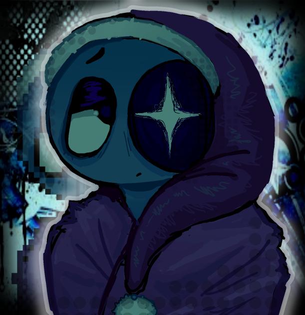 uhmmmm the blue guy idk - ibisPaint