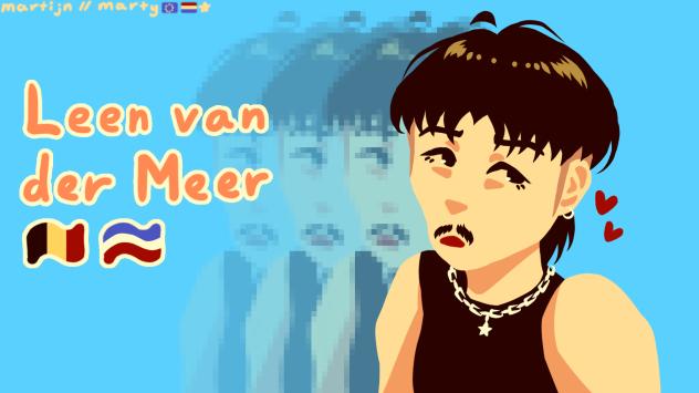 a small doodle of Leen