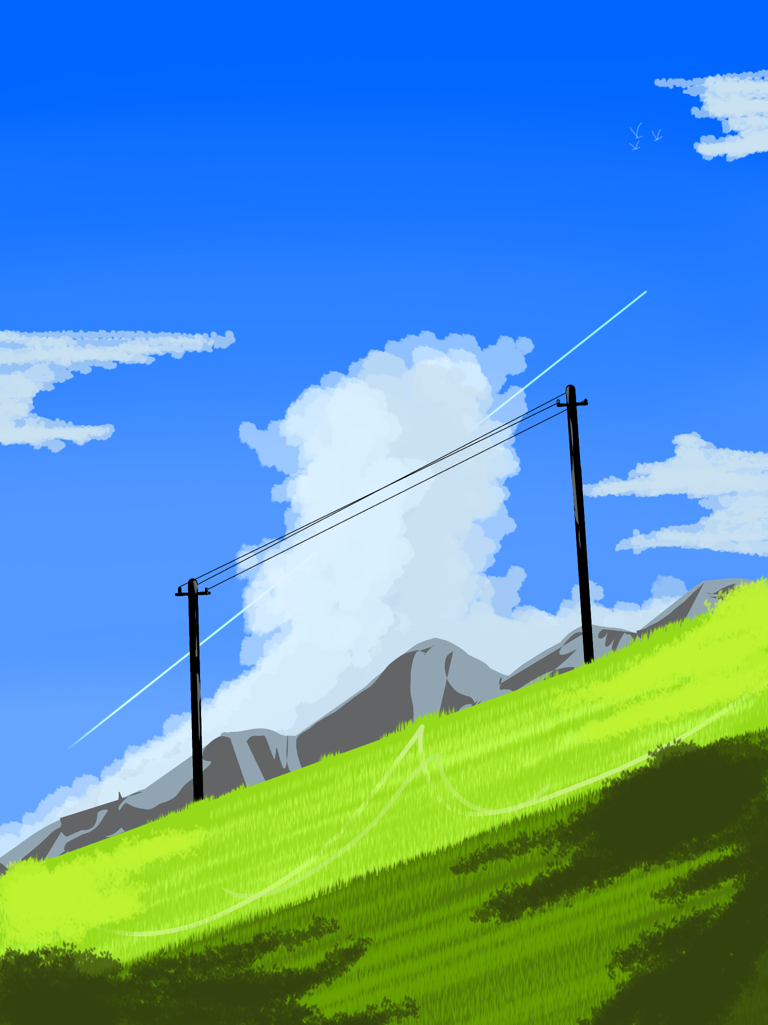 Blue sky 2 - ibisPaint