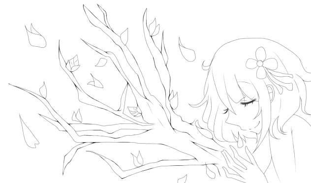 和　線画