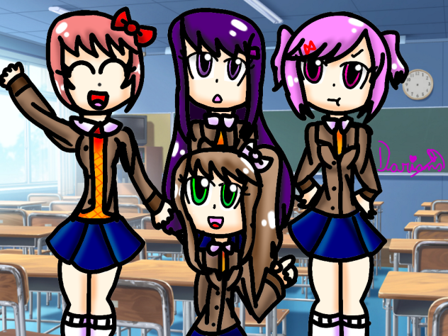 Doki Doki Literature Club Girls
