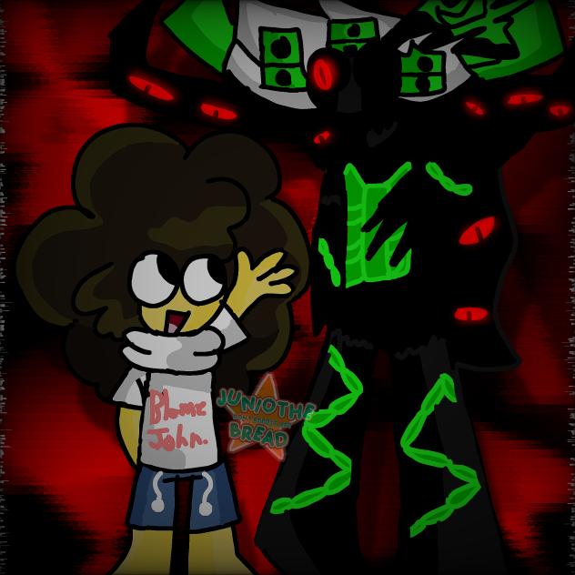 Innocent chicken and bloodthirsty beast