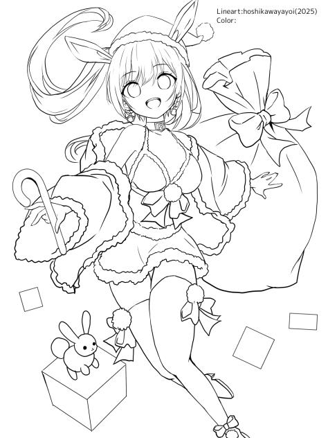 ホーリームーンナイト(ぬりえ)