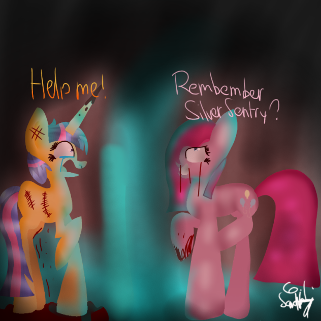 Pinkamena Kills and talks to Twiley