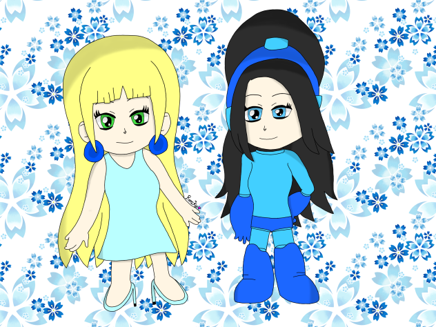 Chibi Rockgirl and Kalinka