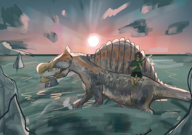 Me and spinosaurus