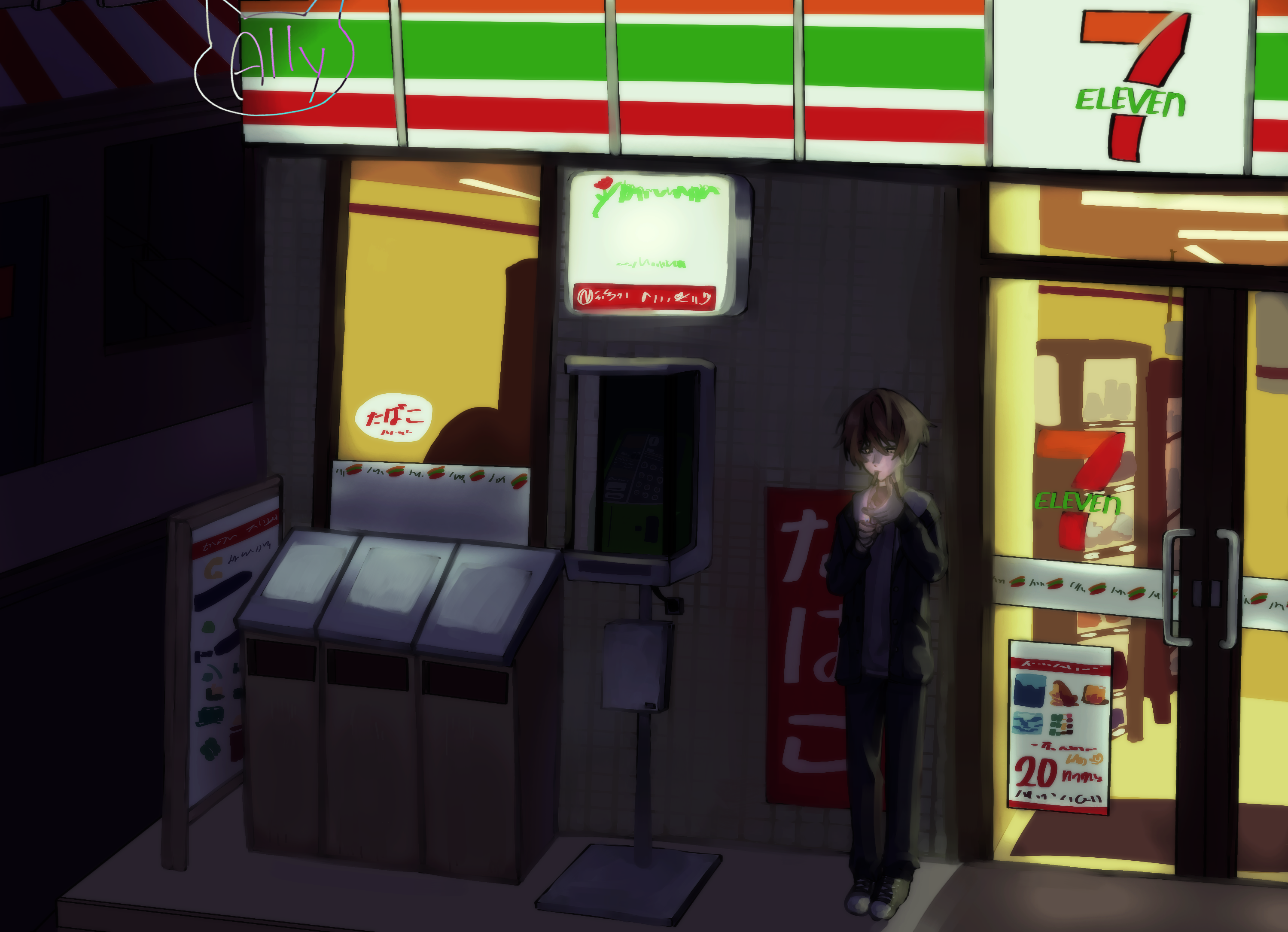 convenience store - ibisPaint