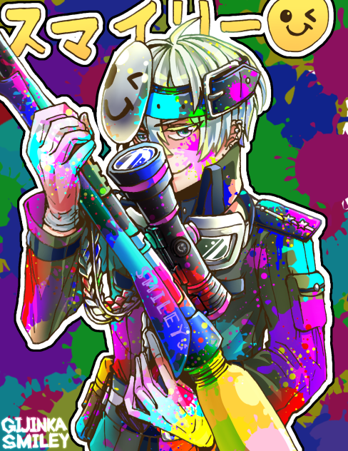 スマイリー氏擬人化