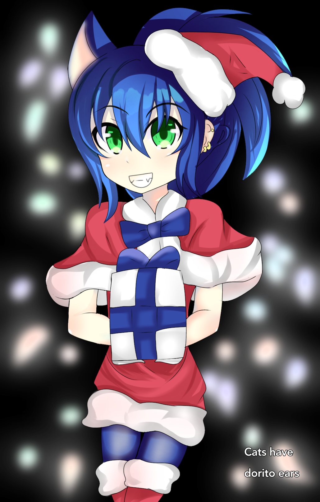 Femboy sonic brought you a gift - ibisPaint