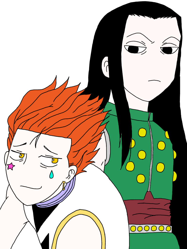 ヒソカとイルミ Ibispaint