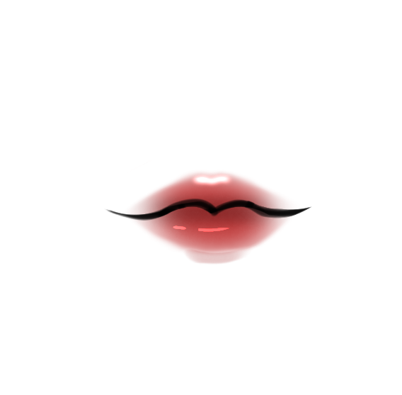 how to draw juicy lips. ibisPaint