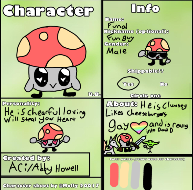 My suggested character