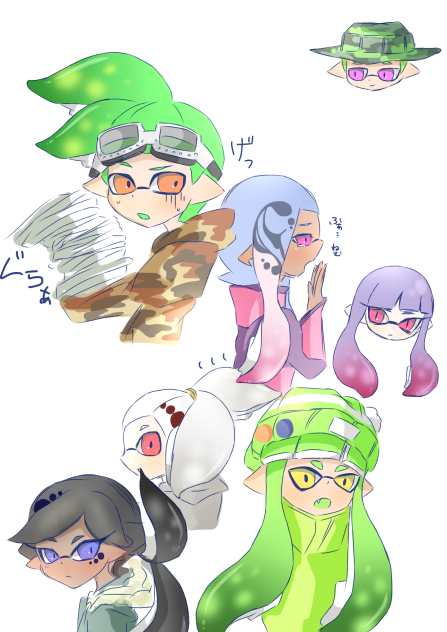 家族と親戚イカちゃんズ