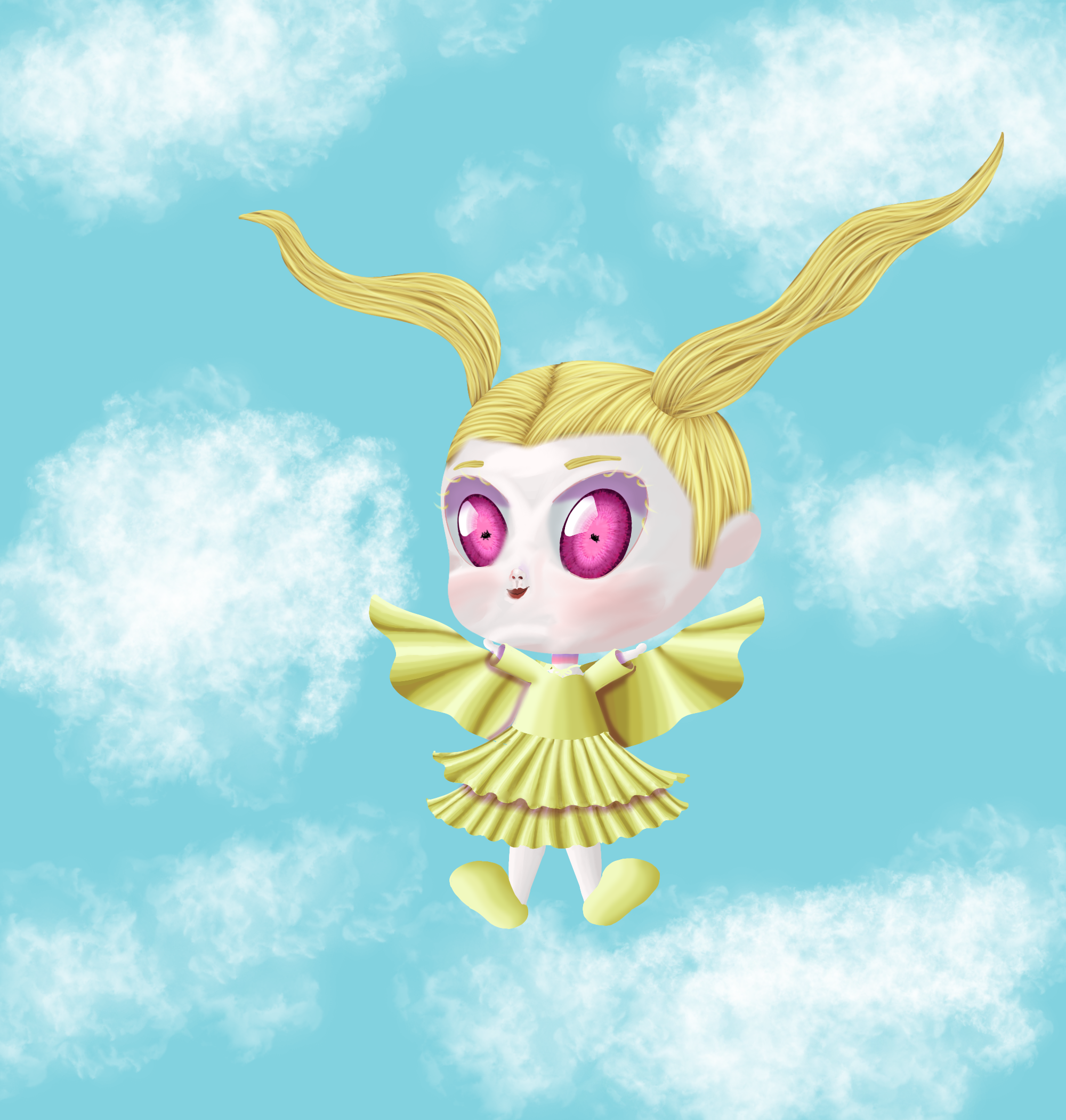 inktober 2023 day 22 celestial - ibisPaint