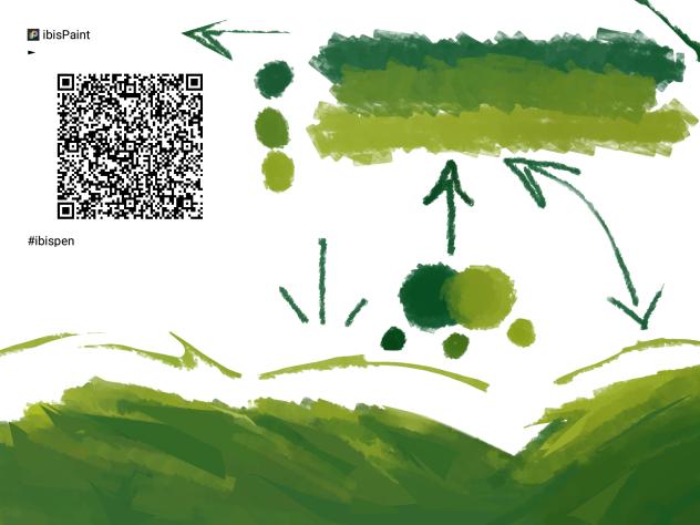 Round Circle Grass Plant Brush