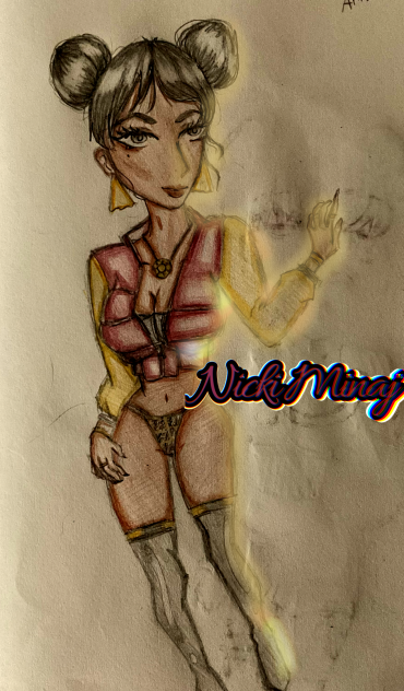 Nicki Minaj drawing