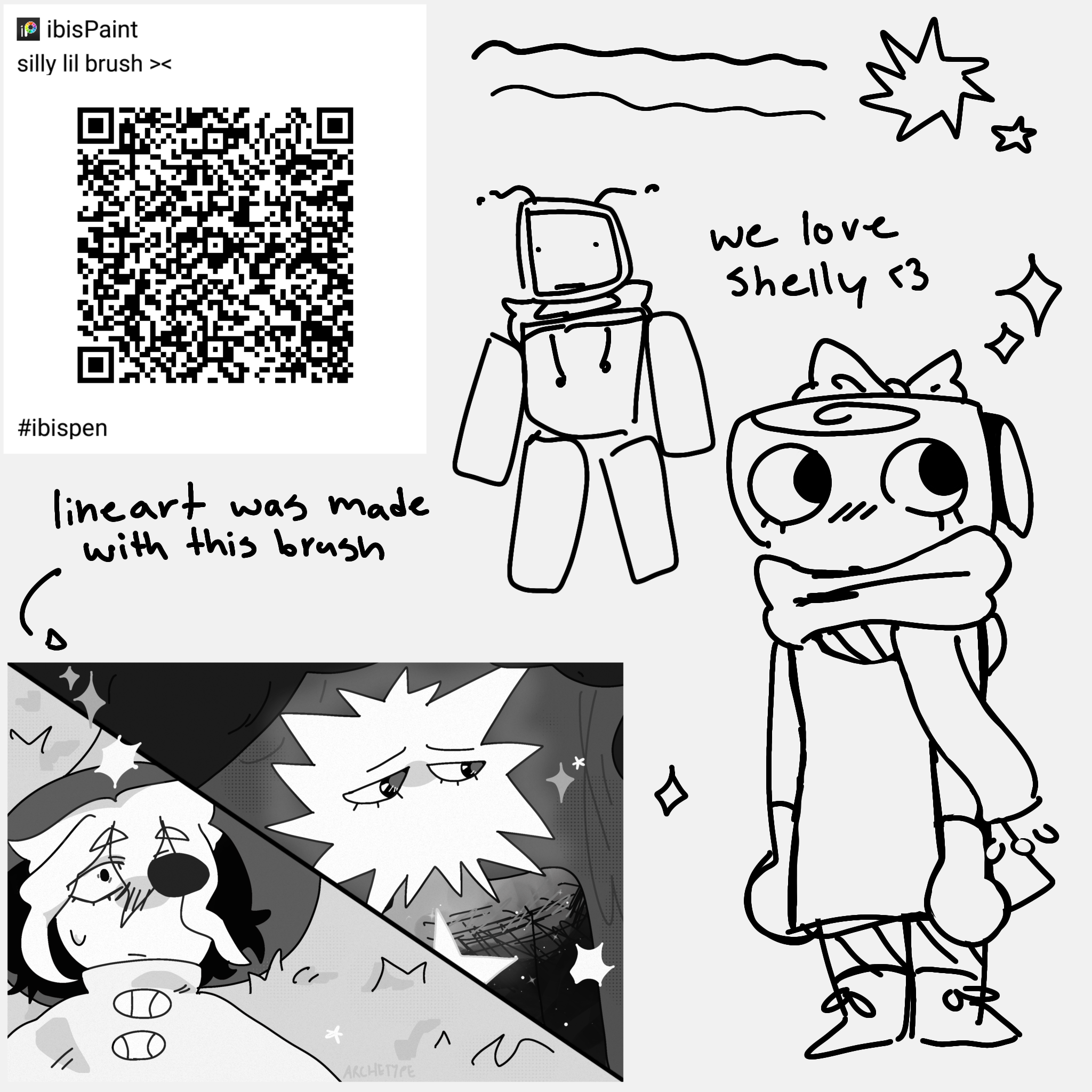 my silly little brush - ibisPaint