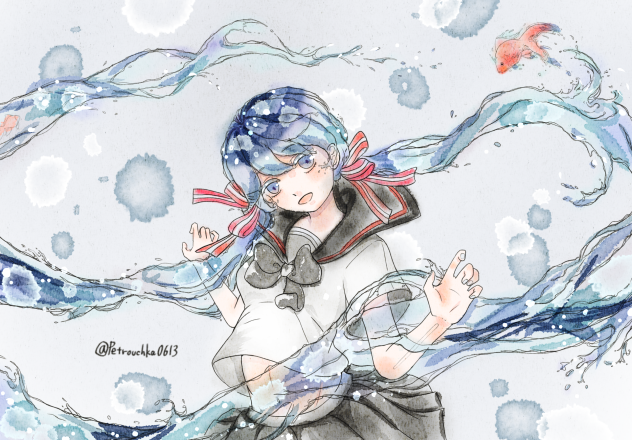 塗り絵 ボトルミク