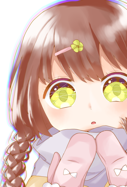 三つ編みちゃん