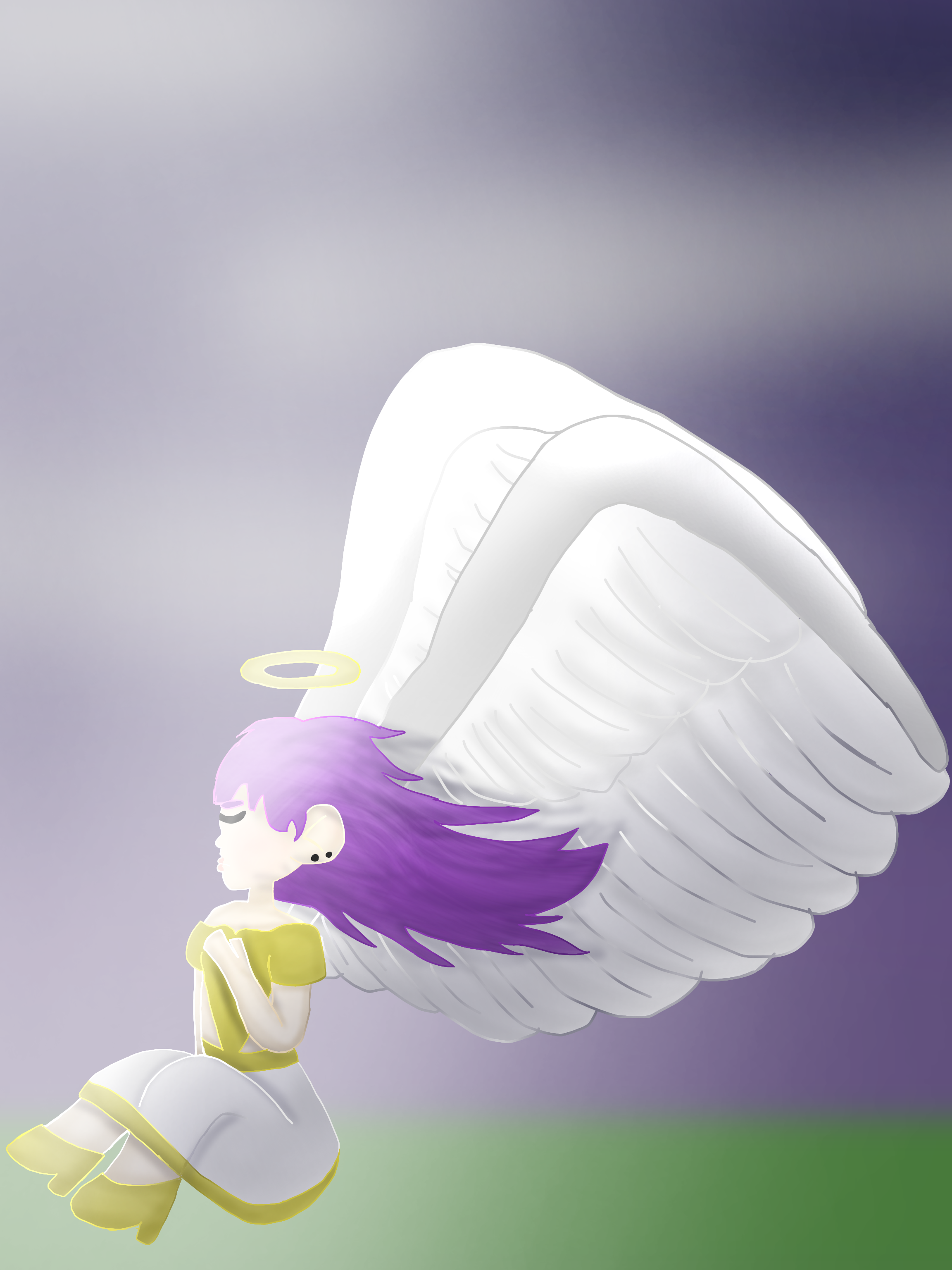 small angel, powerful deity - ibisPaint