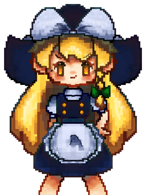 魔理沙　ドット絵