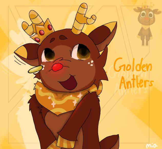 golden antlers (rudie skin) dandys world