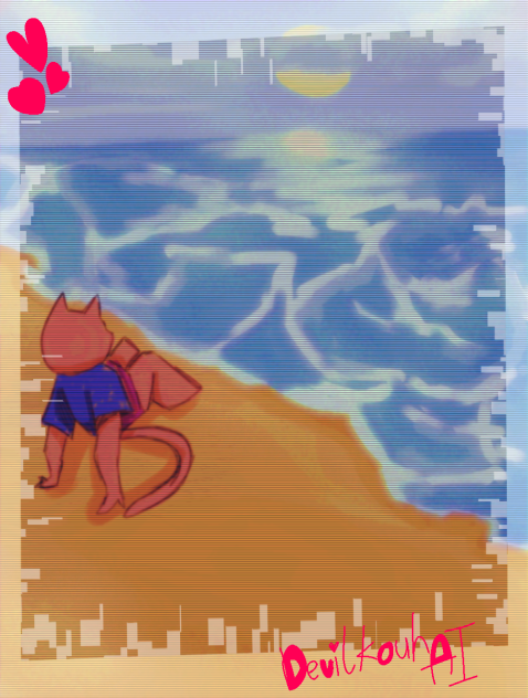 By the seashore by Alohaii