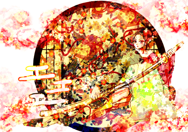 花影の空夜