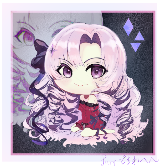 ibisのフリー素材でサロメお嬢様を描きますわ♪