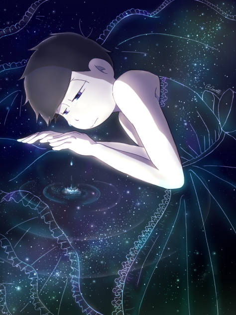 黒ドレス一松
