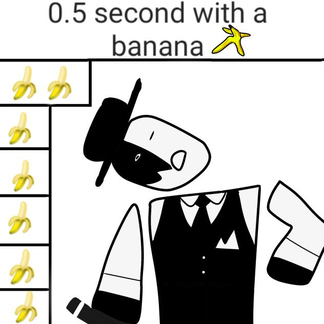 Artful with a banana