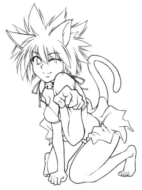 猫田 猫美 ぬりえニャン♡