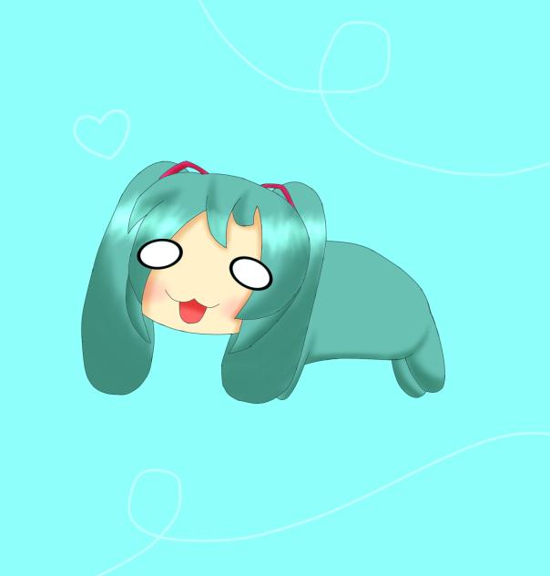 My goofy Miku creature