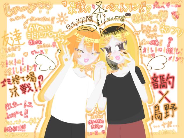 ハイキュー　孤爪研磨　日向翔陽