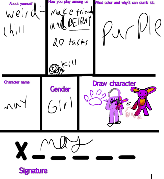 For another among us comic - ibisPaint