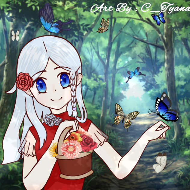 花の女の子