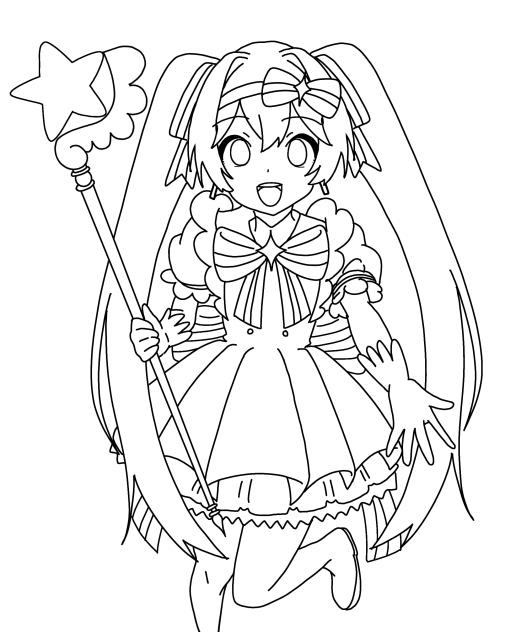 フリー線画⑤（いますぐ輪廻） - ibisPaint