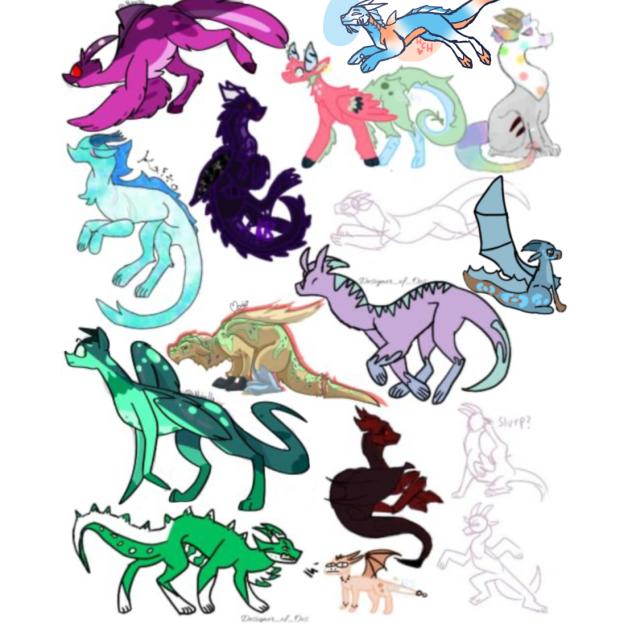 Dragon collab!! - ibisPaint