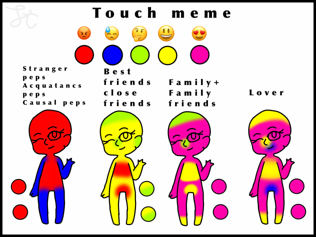 touch meme feating me